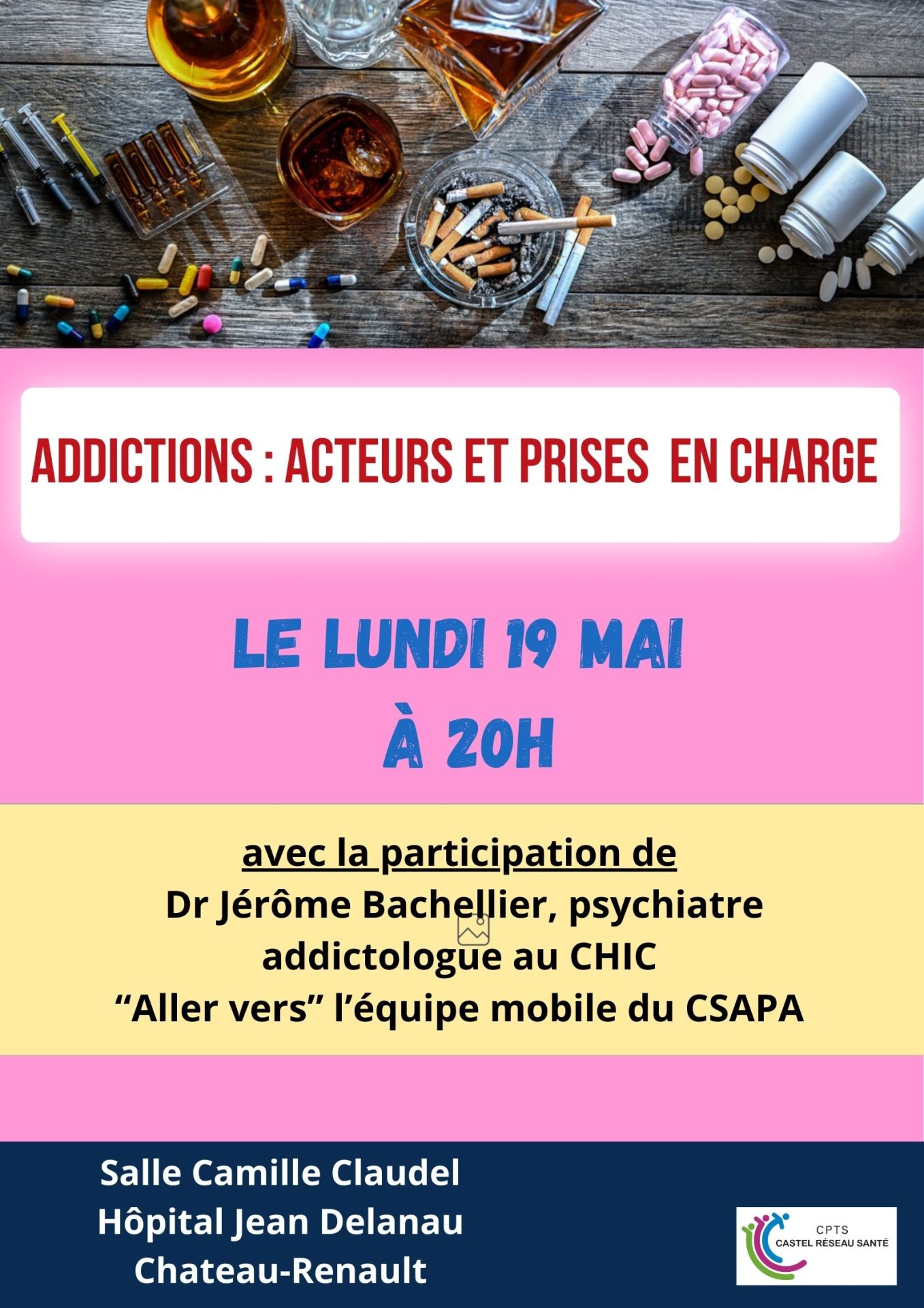 SOIREE DE FORMATION EN ADDICTOLOGIE